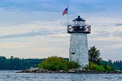 Ladies Delight Lighthouse on Lake Cobbosseecontee